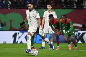 هدف محرز في مرمى بوركينا فاسو