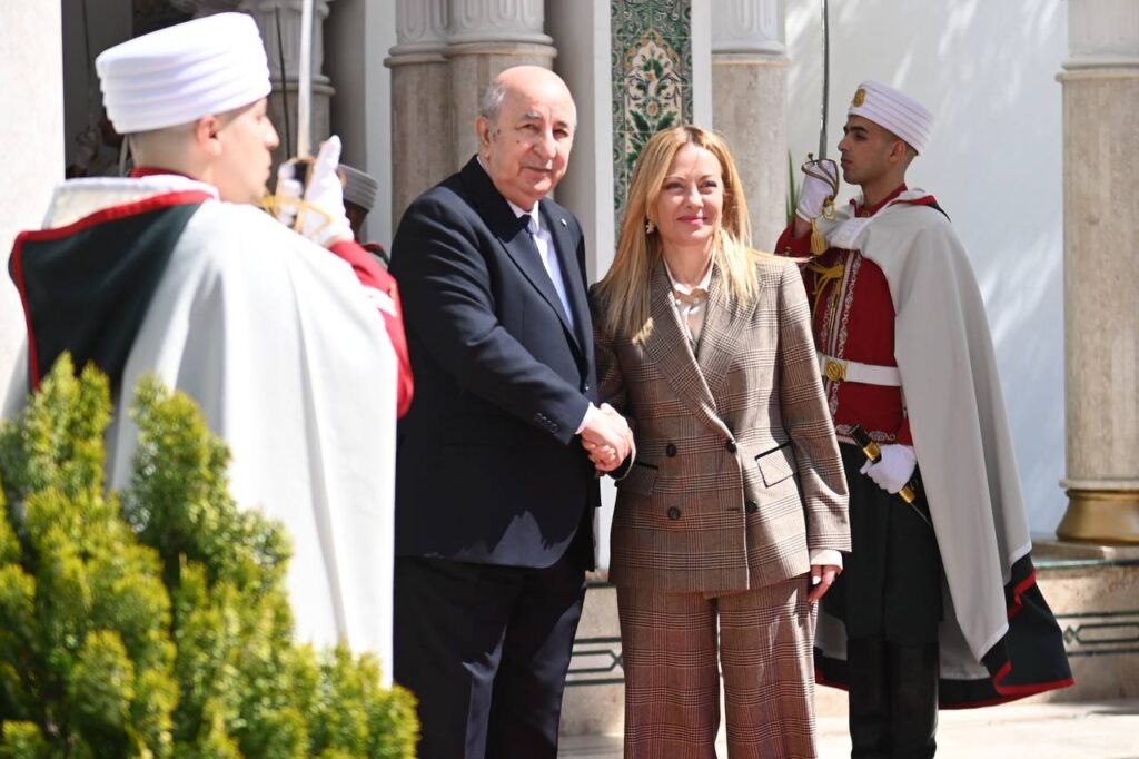 قصر المرادية: الرئيس تبون يستقبل رئيسة مجلس وزراء إيطاليا جورجيا ميلوني